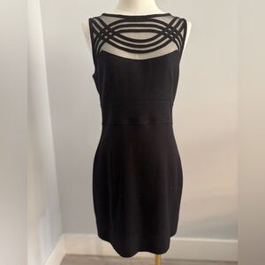 Elegant Black Wool Dress